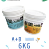 耐美多功能AB膠 一組6kg 高黏度、好施工,修補、填縫補平、結構補強、DIY材料(附發票):圖片 2